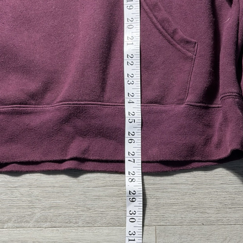 Vintage Bloomsburg University Hoodie Jansport Large Maroon Sweatshirt - Picture 6 of 9